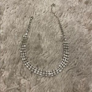 Rhinestoned Choker Necklace